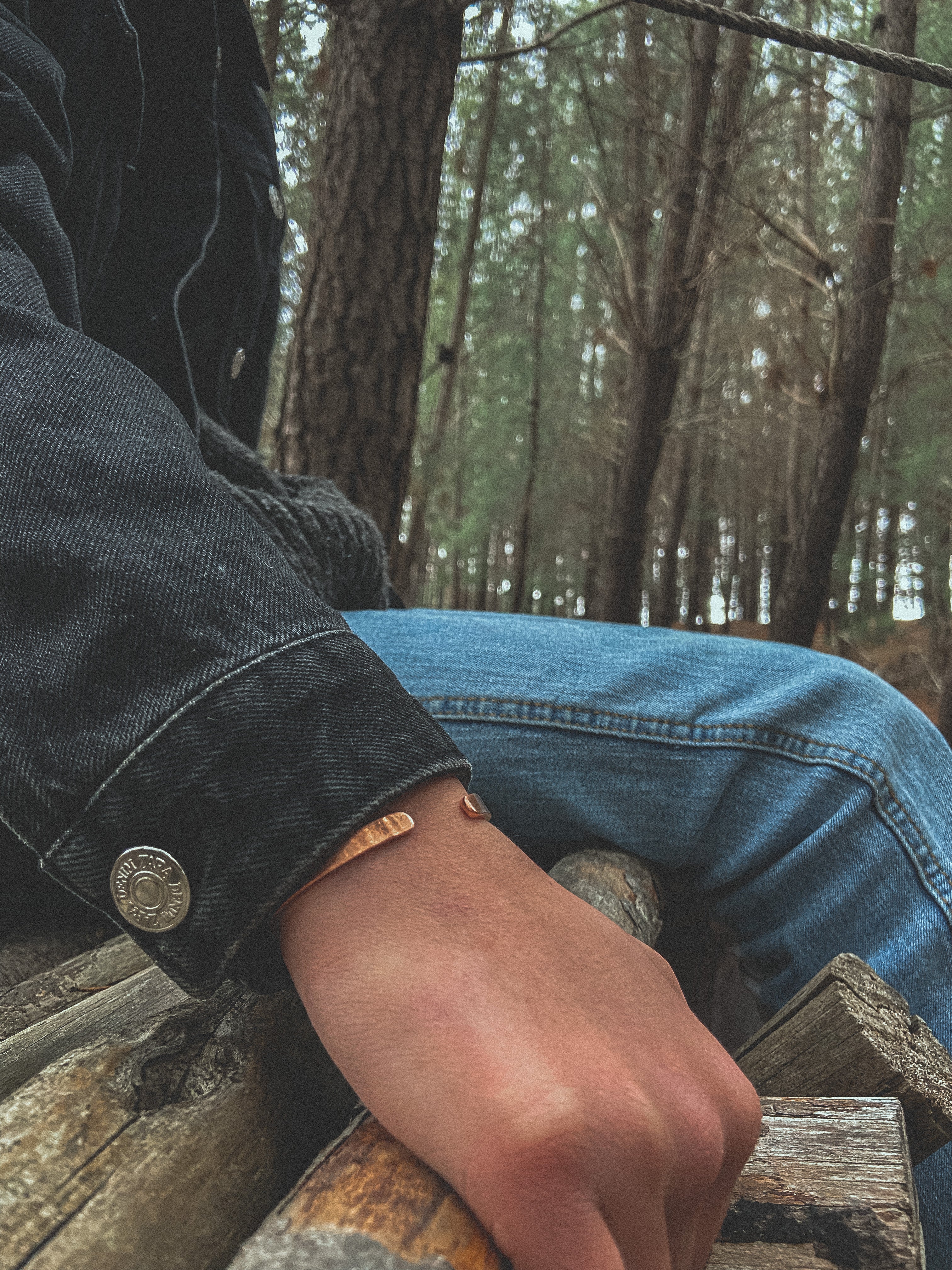 Pulsera Cobre Lisa Mujer