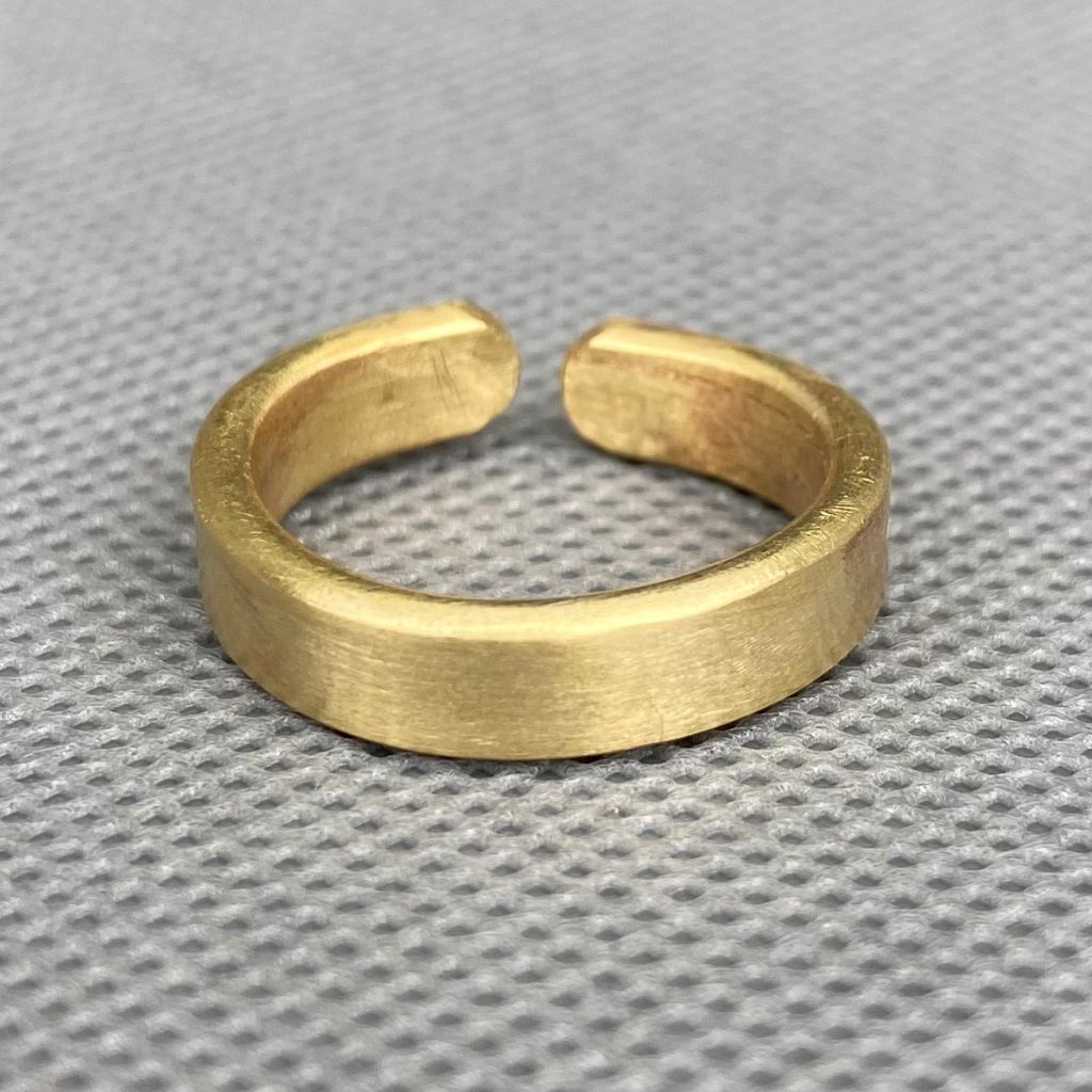 Anillo Bronce Liso Mujer