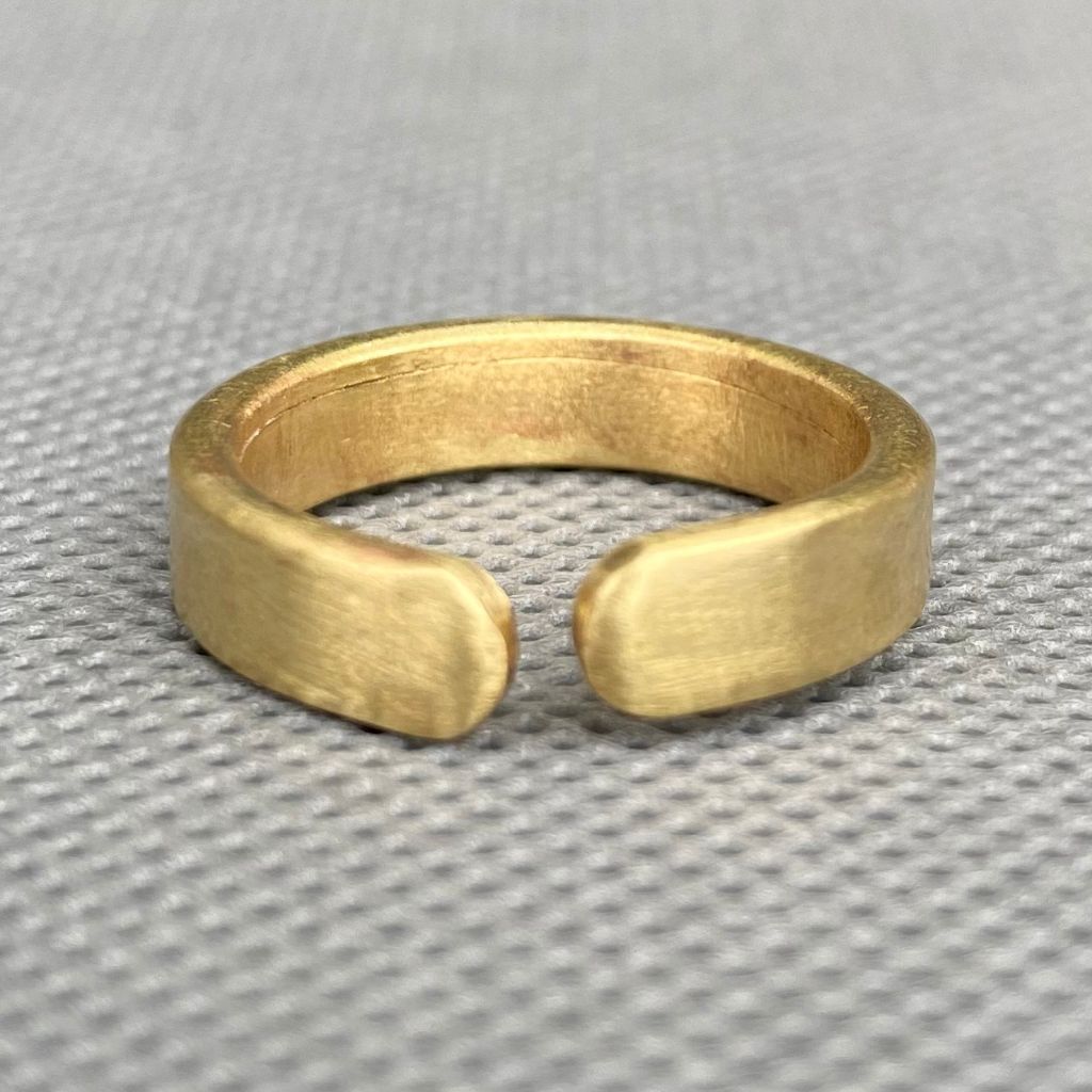 Anillo Bronce Liso Mujer