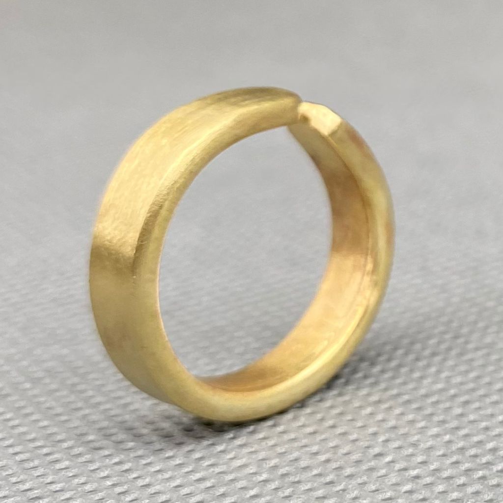 Anillo Bronce Liso Mujer