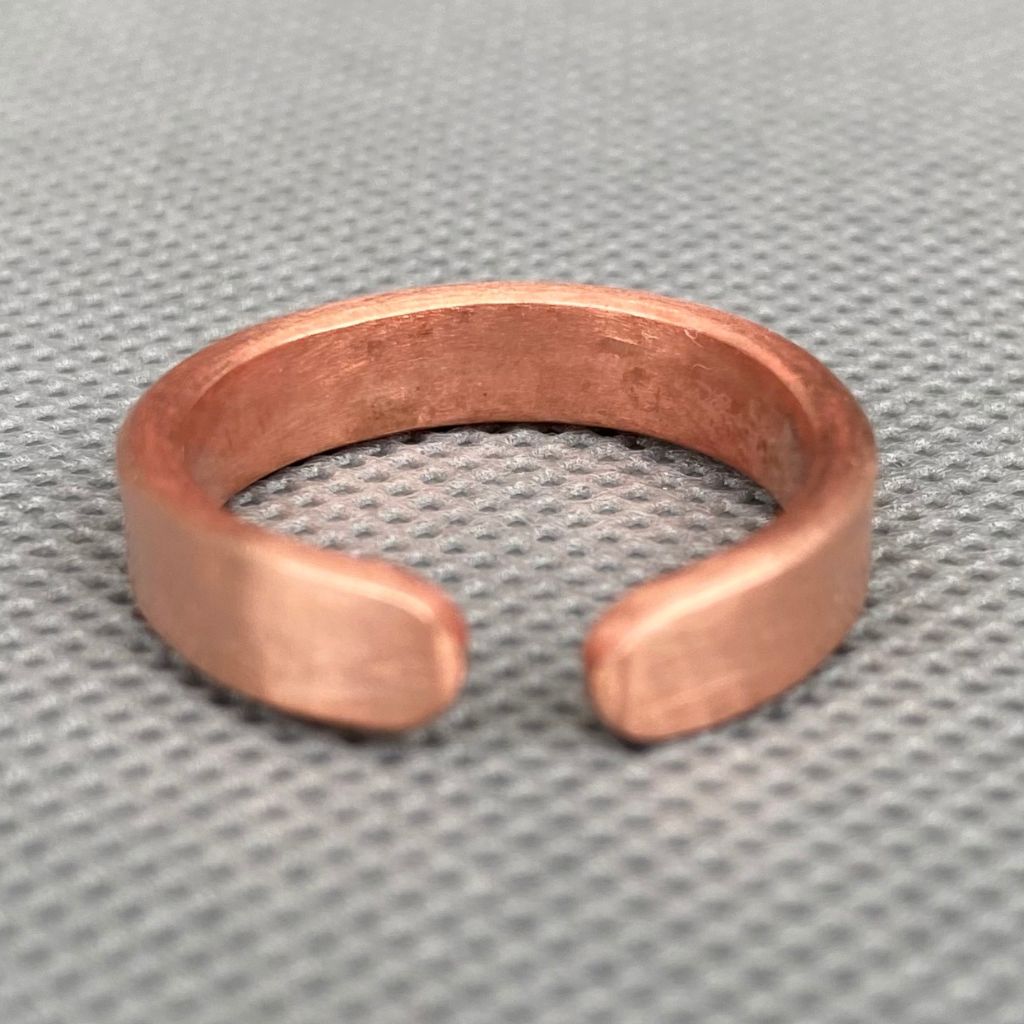 Anillo Cobre Liso Hombre