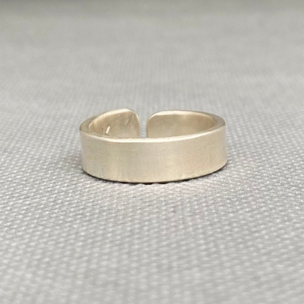 Anillo Plata Liso Mujer