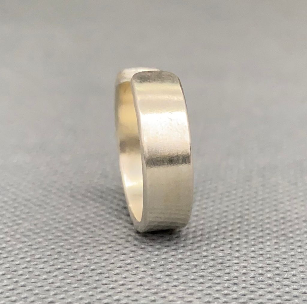 Anillo Plata Liso Mujer