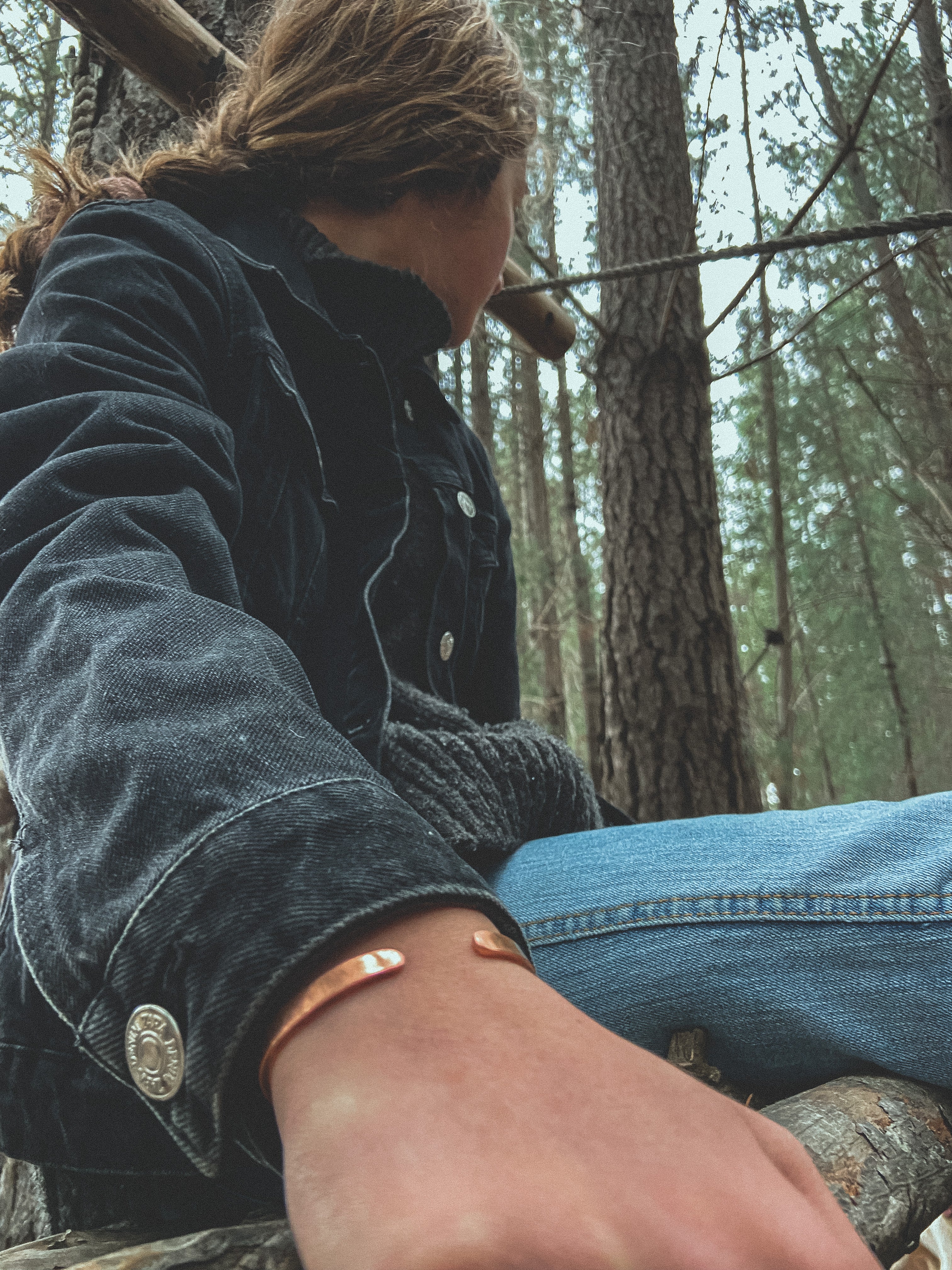 Pulsera Cobre Lisa Mujer