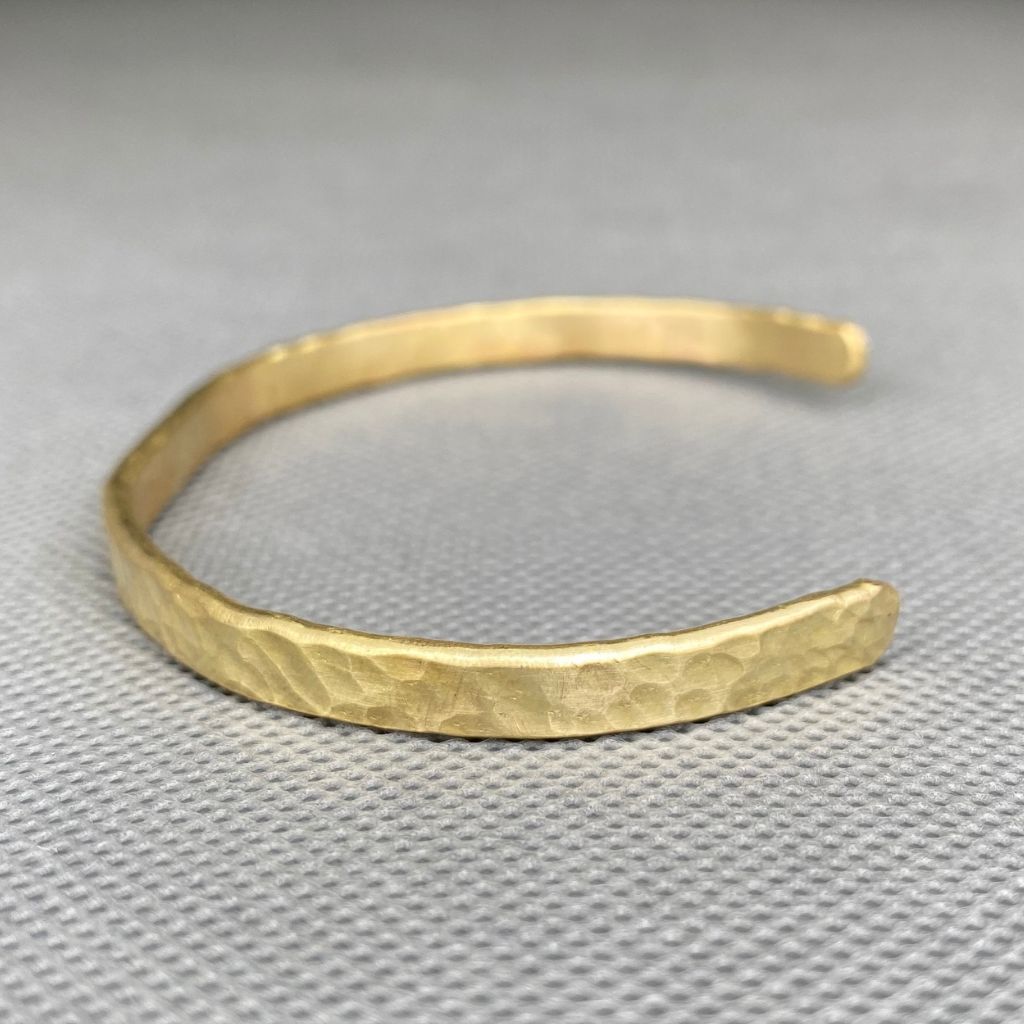 Pulsera Bronce Martillada Mujer