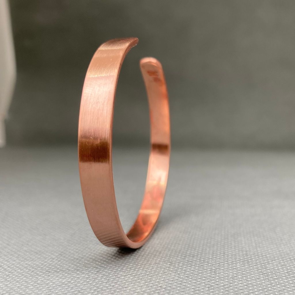 Pulsera Cobre Lisa Hombre