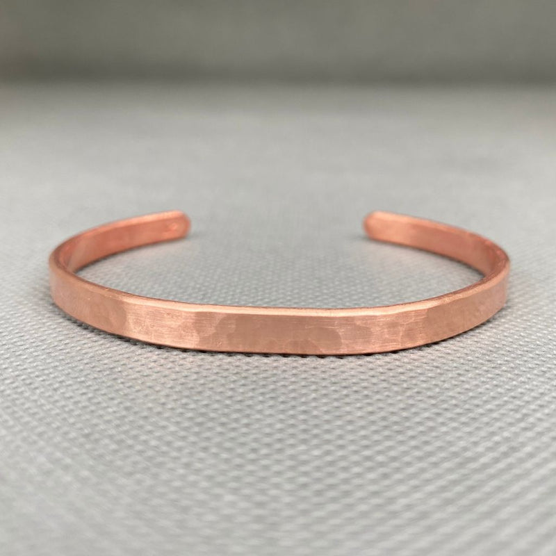 Pulsera Cobre Martillada Mujer