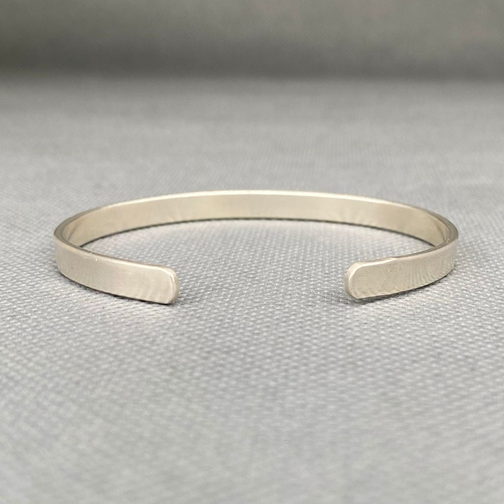 Pulsera Plata Lisa Mujer