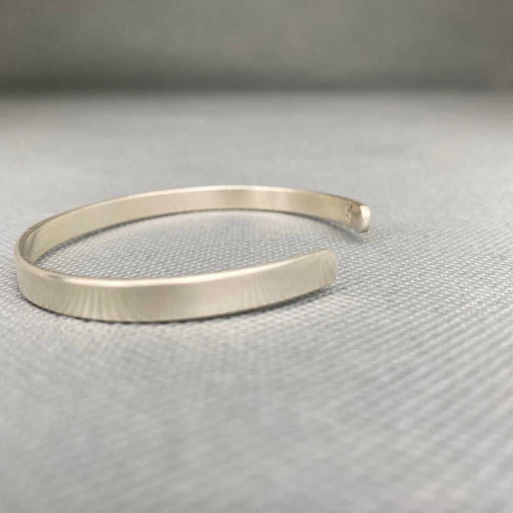 Pulsera Plata Lisa Mujer