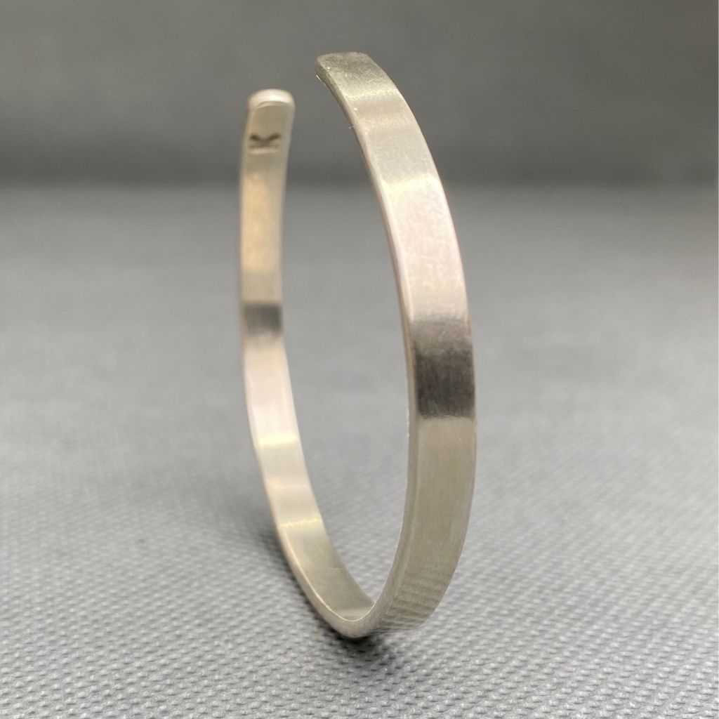 Pulsera Plata Lisa Mujer