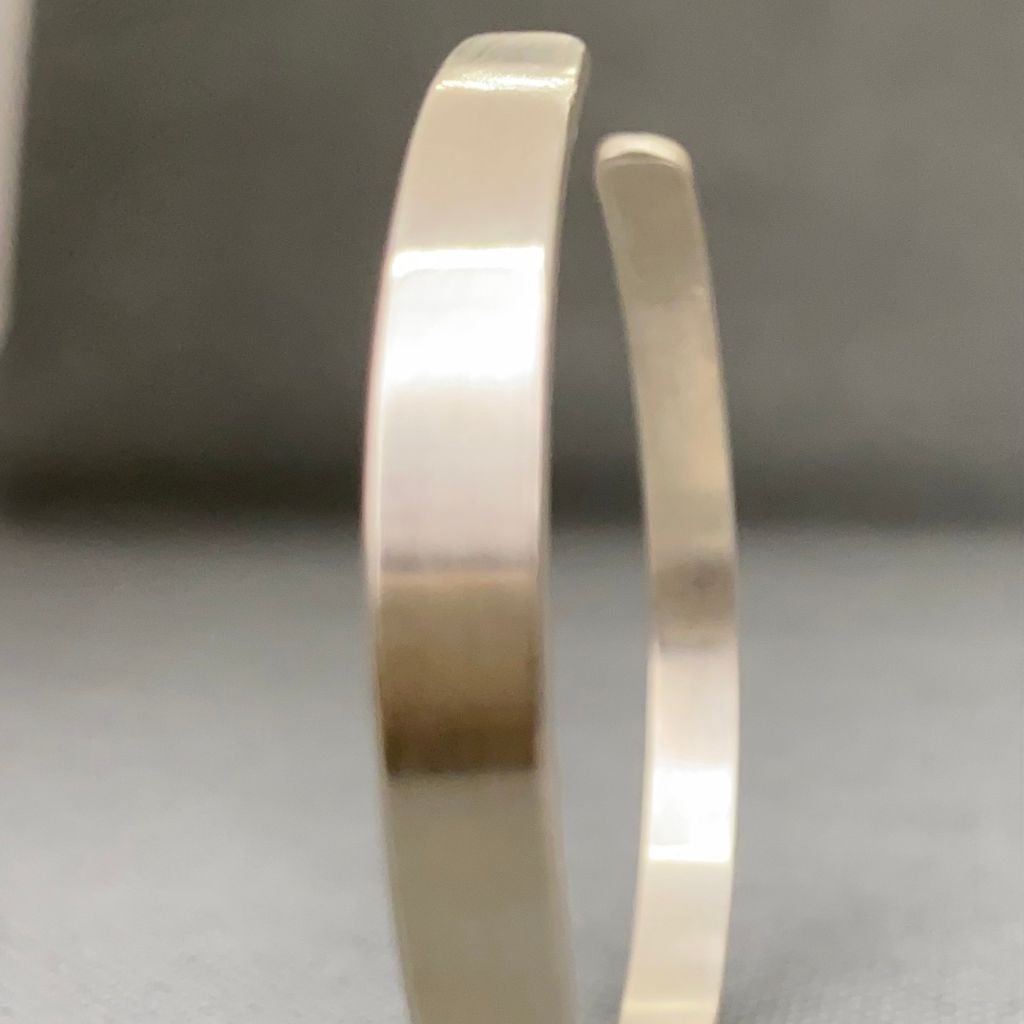 Pulsera Plata Lisa Hombre