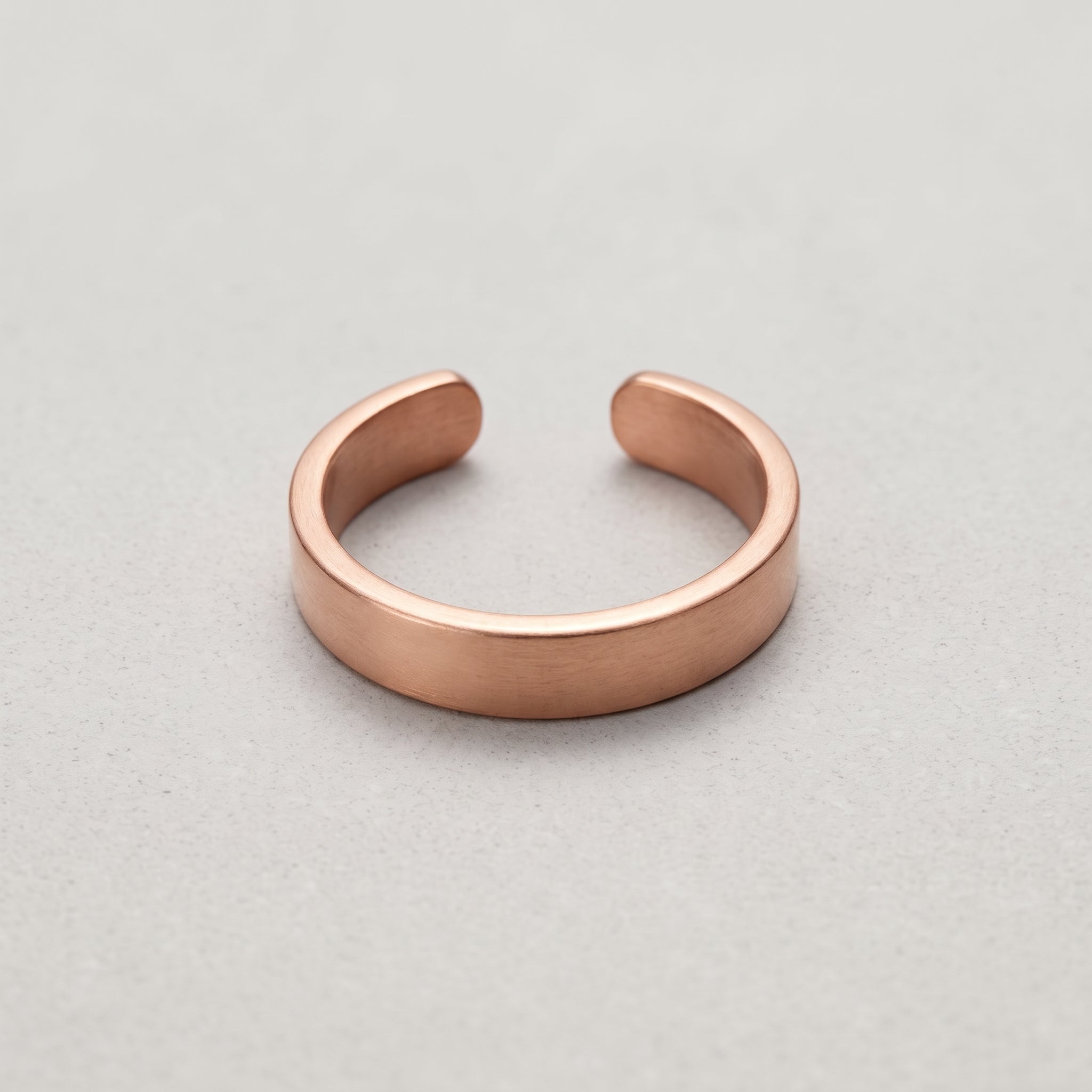 Anillo Cobre Liso Hombre