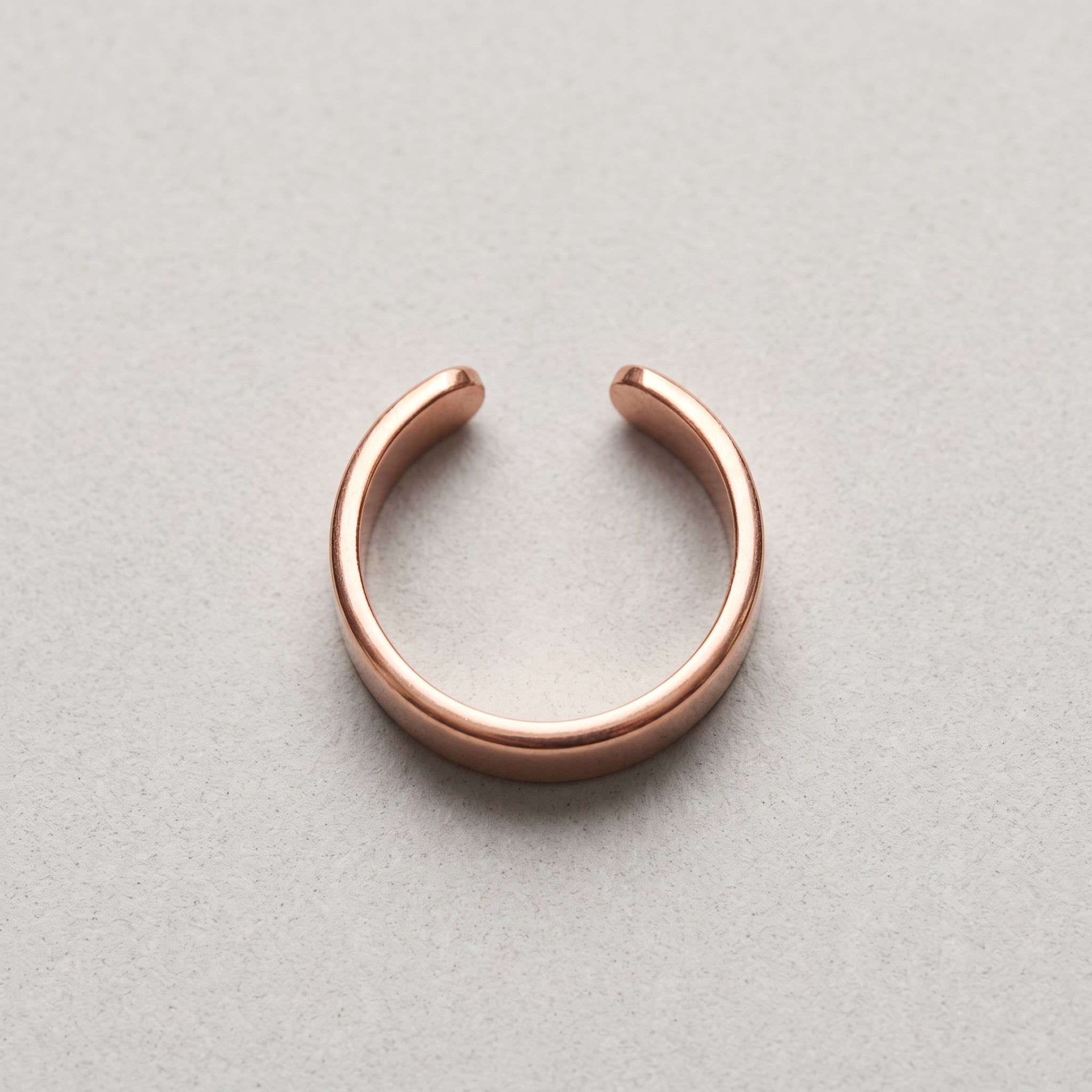 Anillo Cobre Liso Mujer