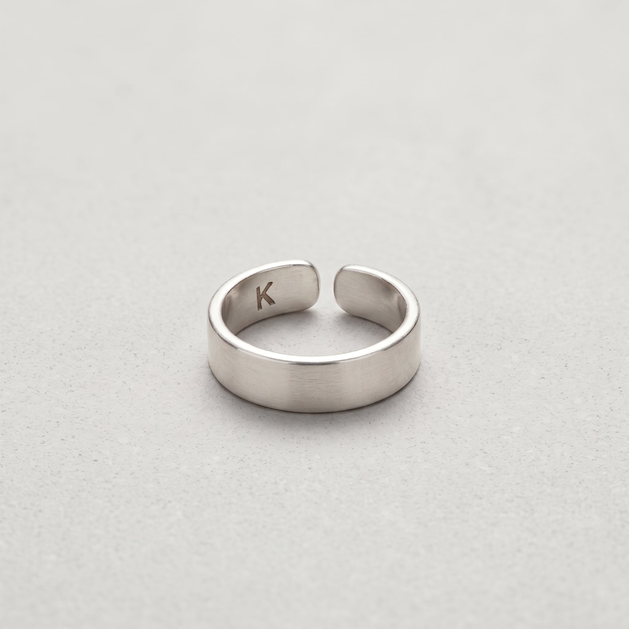 Anillo Plata Liso Hombre