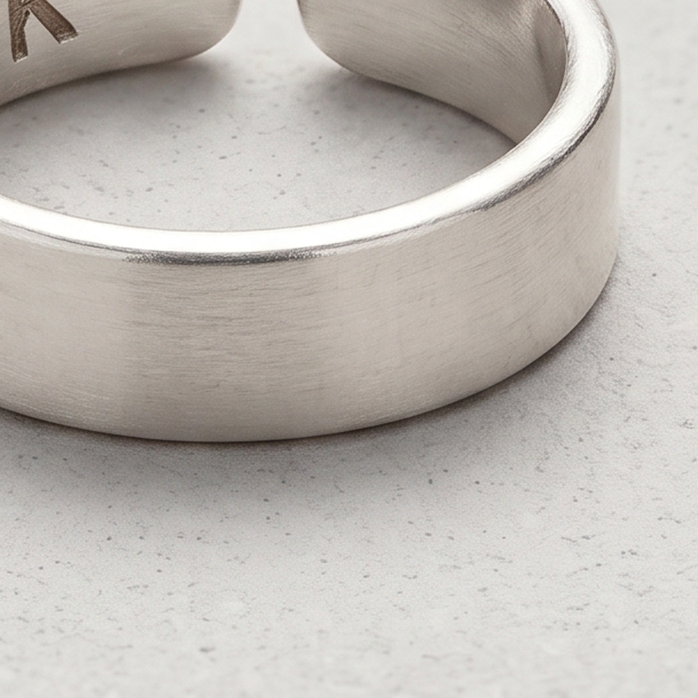 Anillo Plata Liso Hombre