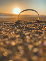 Pulsera Plata Lisa Hombre en la naturaleza