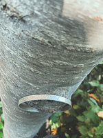 Pulsera Plata Martillada Hombre en la naturaleza