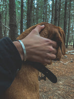 Pulsera Plata Martillada Hombre en la naturaleza