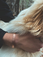 Pulsera Cobre Rayada Hombre en la naturaleza