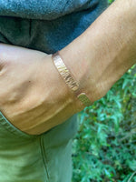 Pulsera Cobre Rayada Hombre en la naturaleza
