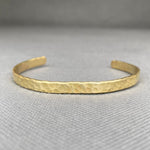 Pulsera Bronce Martillada Mujer