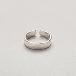 Anillo Plata Martillado Mujer